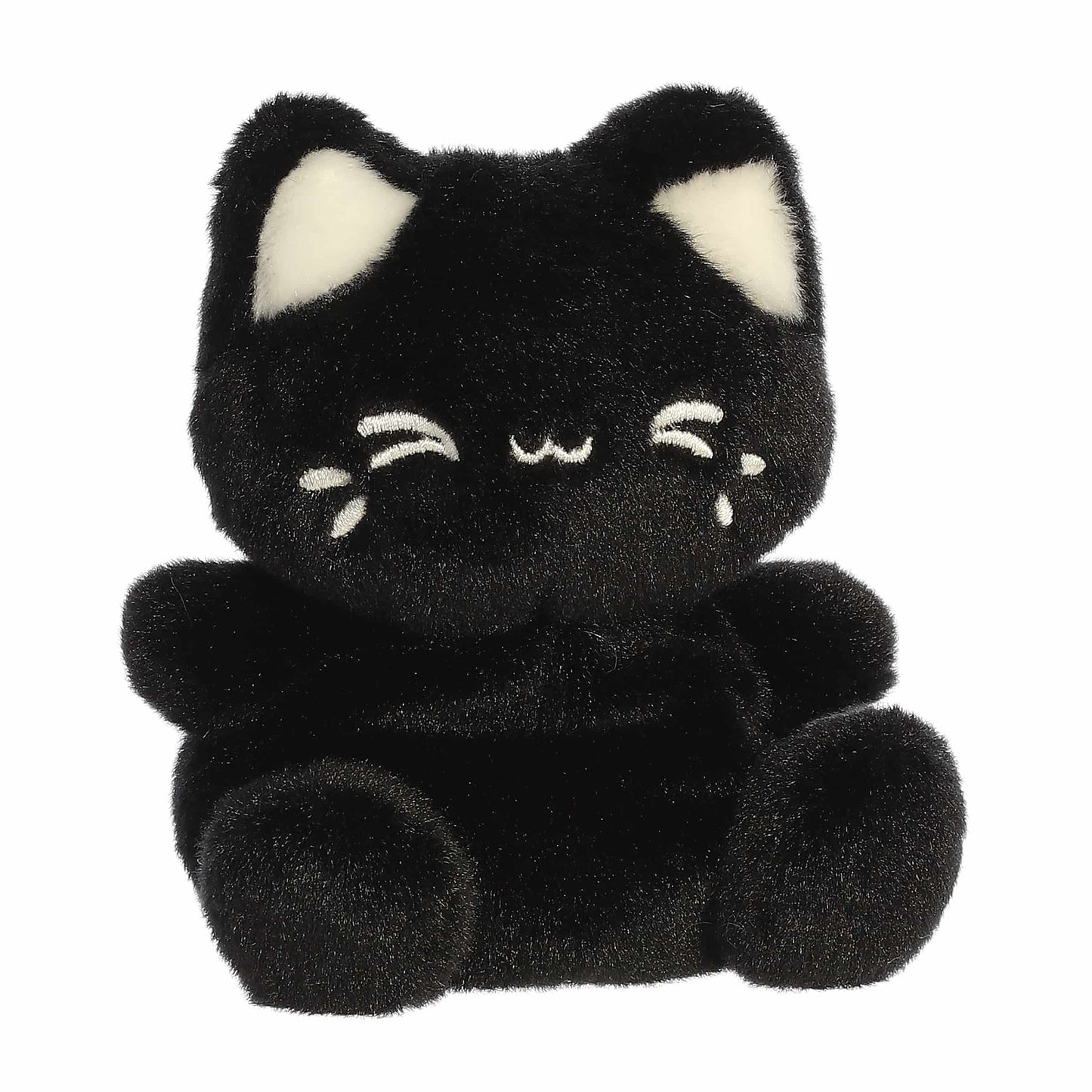 5" Plush Black Sesame Meowchi Cat Palm Pals