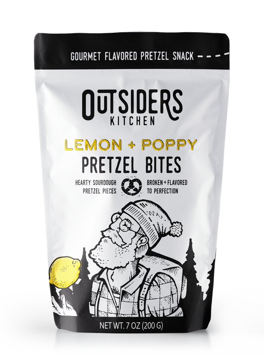 Lemon + Poppy Pretzel Bites | Case of 12