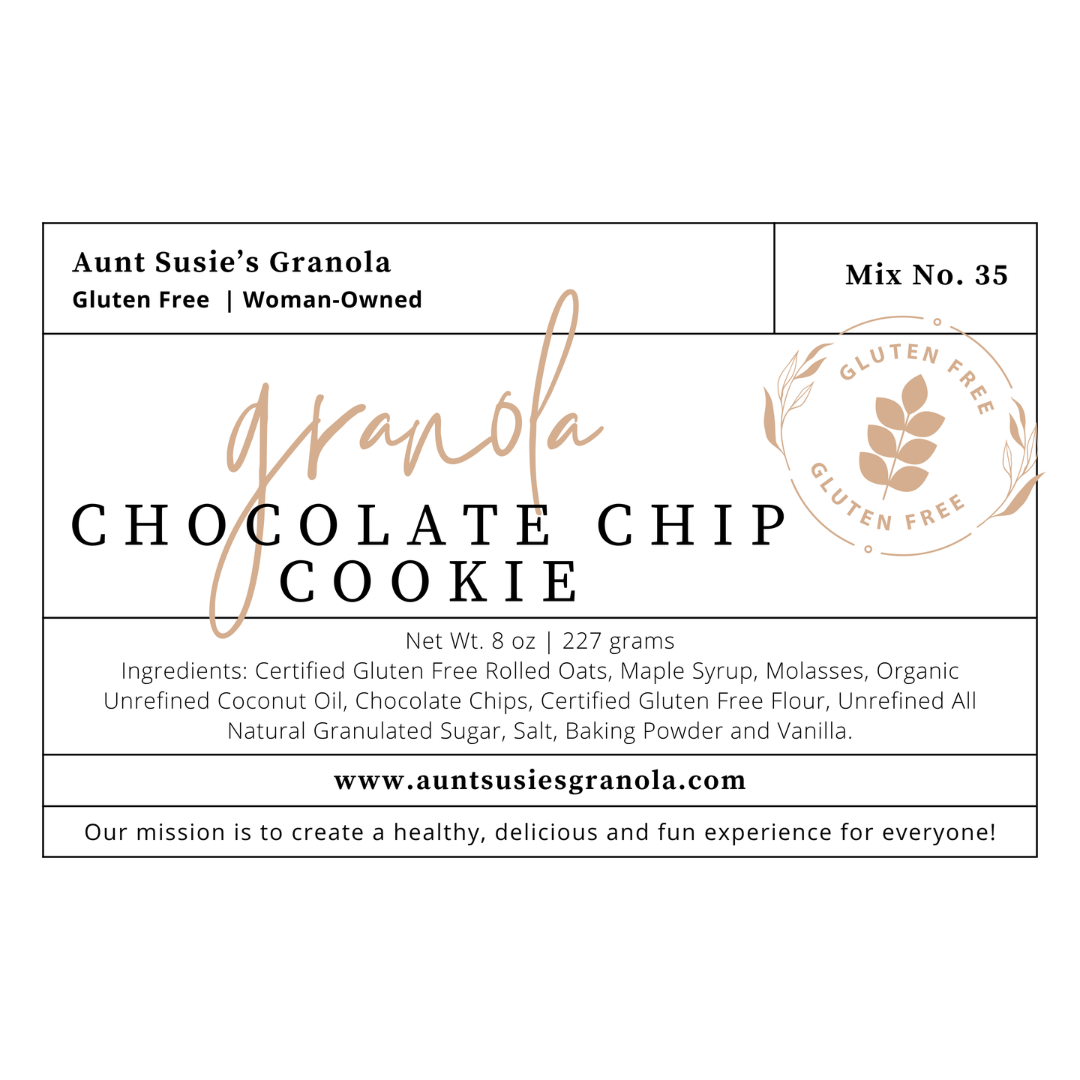 Chocolate Chip Cookie Granola: Bag