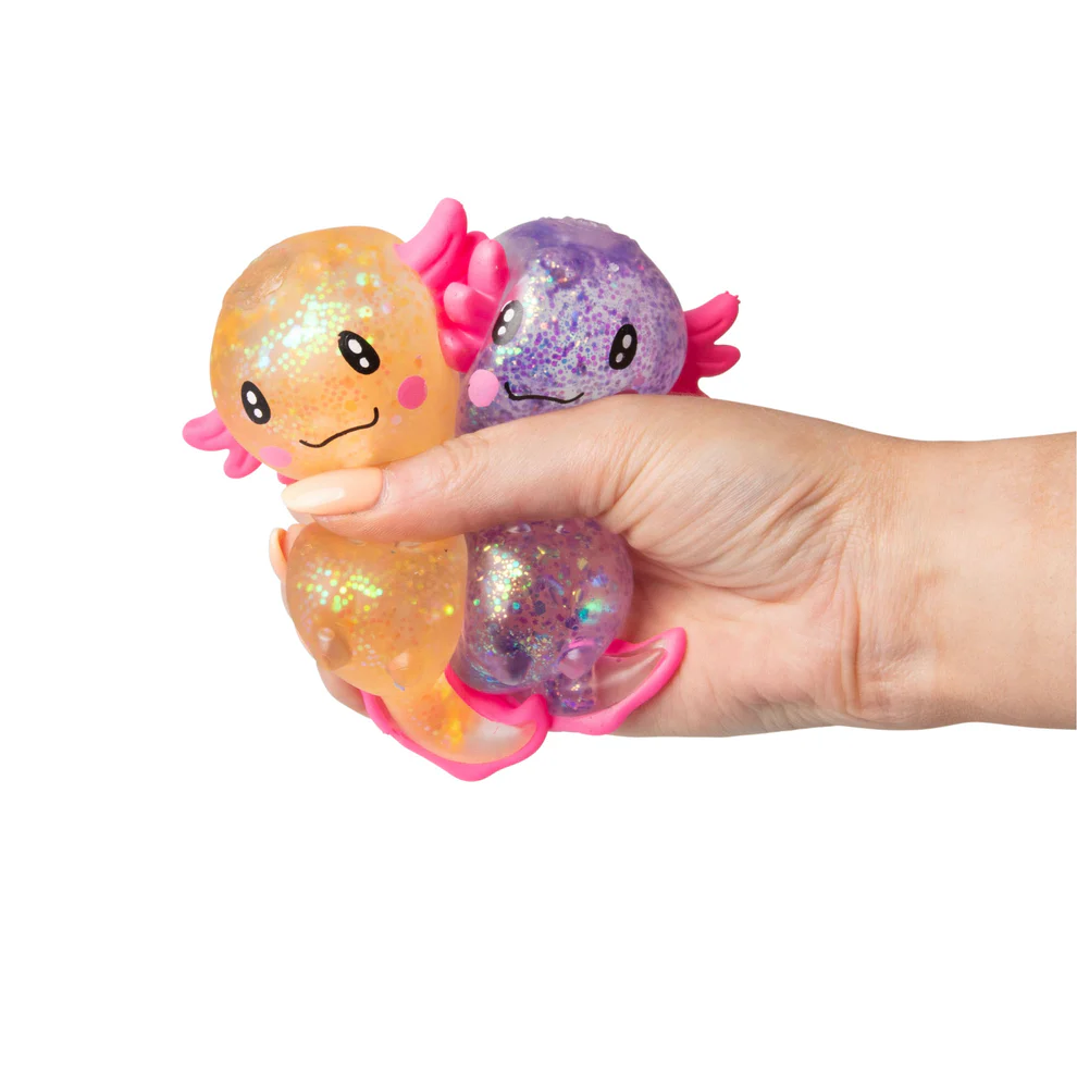 PREORDER ARRIVES MID AUGUST Scrunchems® Sugar Axolotl Squishy Fidget Toy (1pc) Assorted