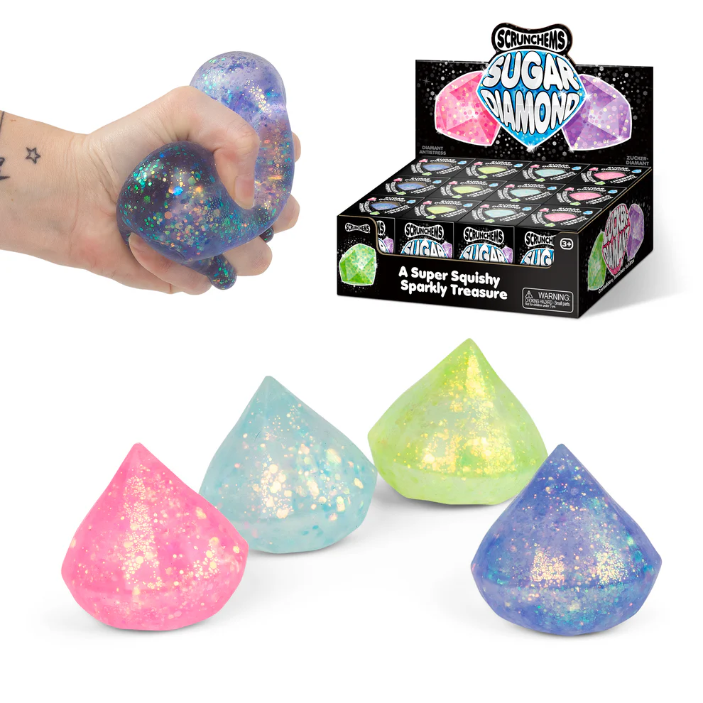 Scrunchems® Sugar Diamonds Squishy Fidget Toy Mystery