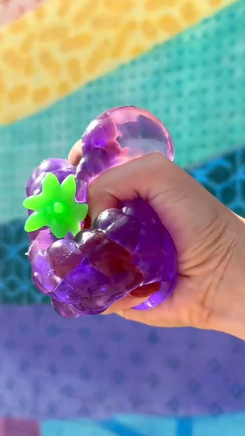 Top Trenz Super Duper Sugar Squishers Fruit Cubes Gel Fidget Toy | PREORDER Late November