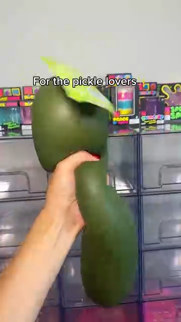 RMS SmushMart Giant Pickle 15-Inch Jumbo Squishy Fidget Toy