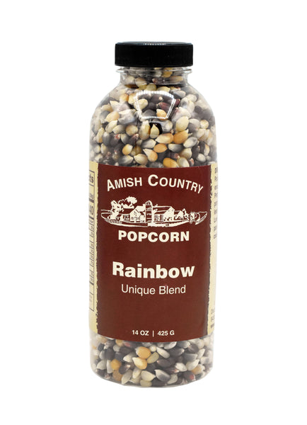 14oz Bottle of Rainbow Popcorn (bin 128)
