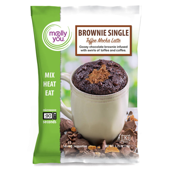 Toffee Mocha Latte Brownie Microwave Single(bin 405)