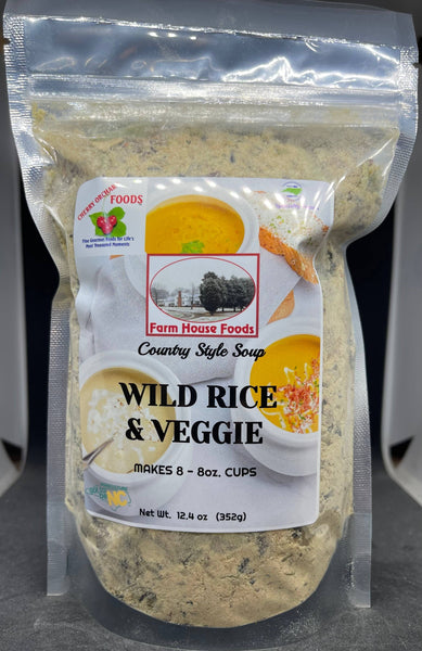Farm House Country Style Soup "Family Size": Wild Rice & Veggie