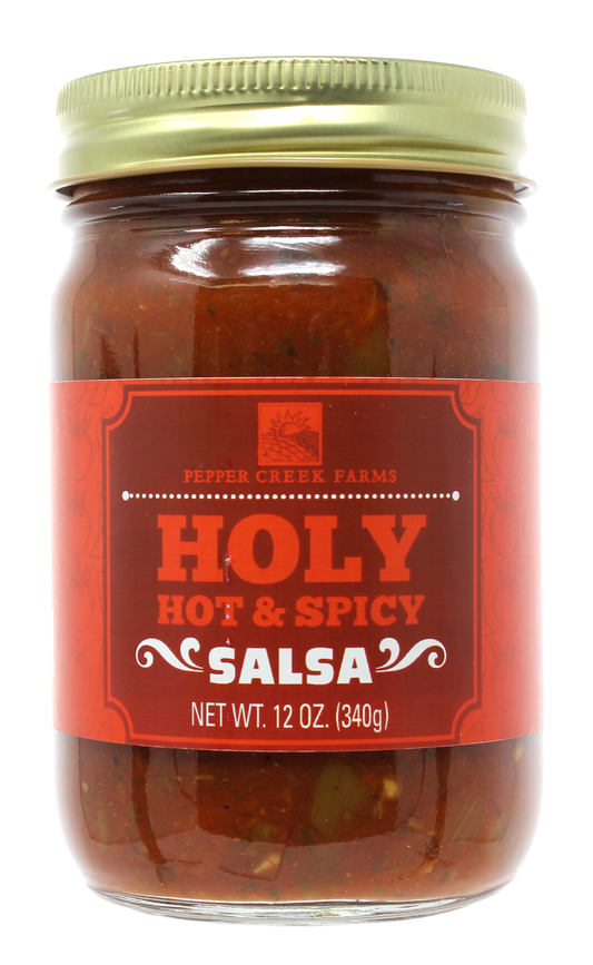 Holy Hot & Spicy Salsa 12 Oz