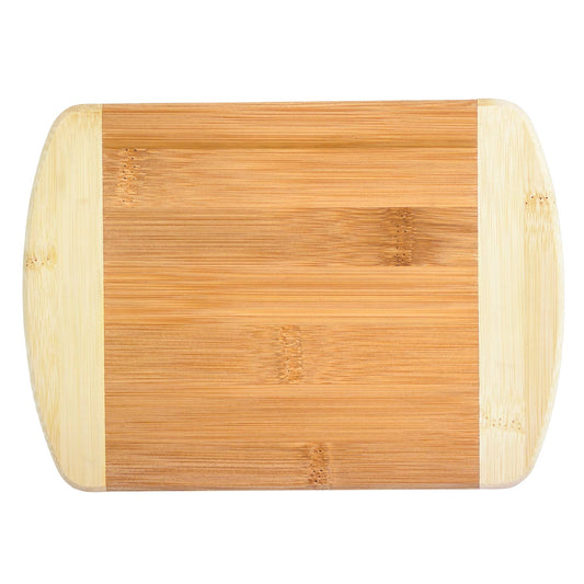 8" Two-Tone Bar Board, Small Bamboo Cutting Board (BIN 1021)