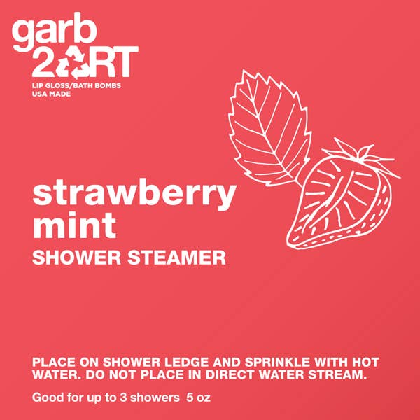 Strawberry Mint Shower Steamer bin 1005